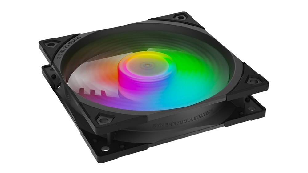 SilentiumPC 120mm Fluctus 120 PWM ARGB ház hűtőventilátor