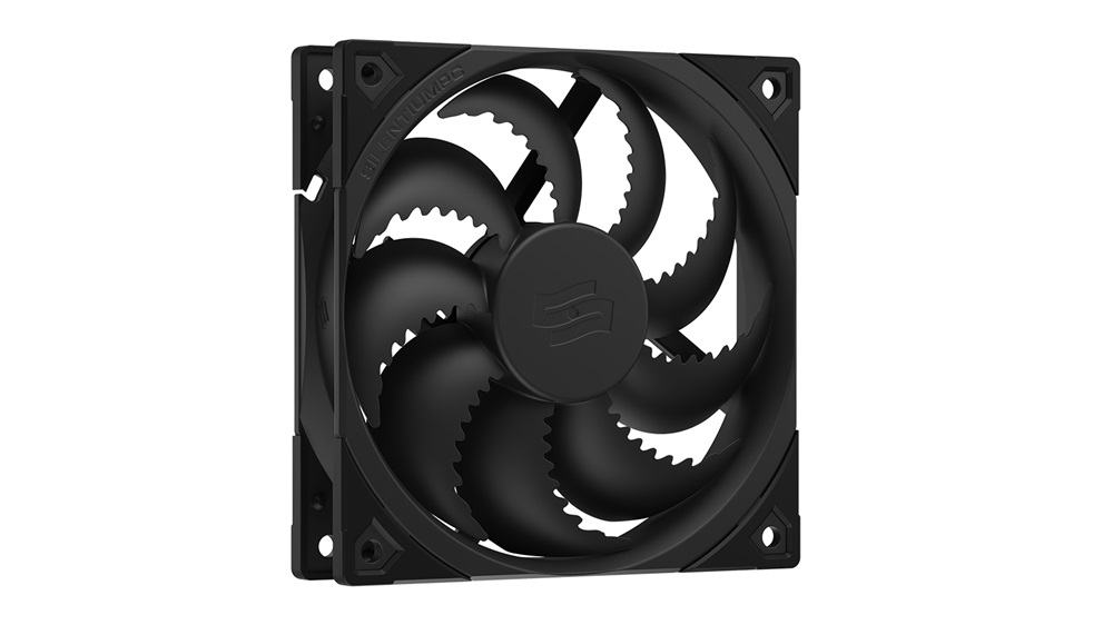 SilentiumPC 120mm Fluctus 120 PWM ház hűtőventilátor
