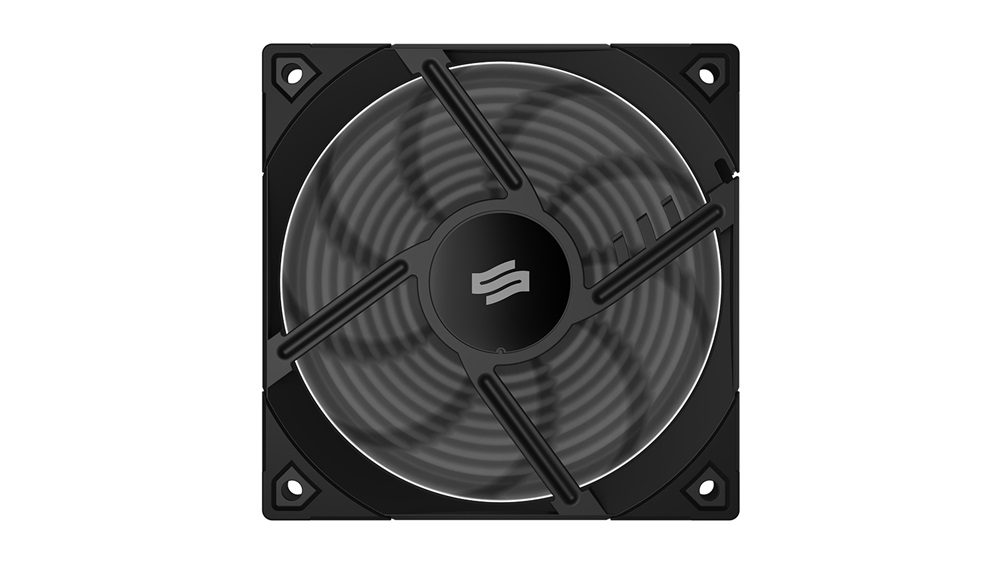 SilentiumPC 120mm Fluctus 120 PWM ház hűtőventilátor