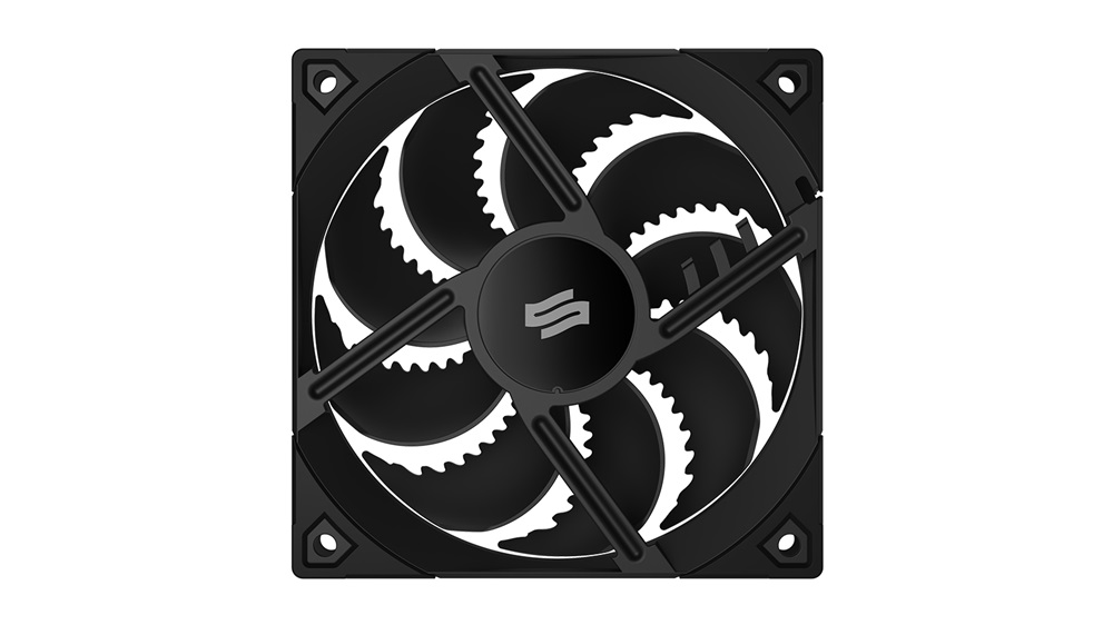 SilentiumPC 120mm Fluctus 120 PWM ház hűtőventilátor