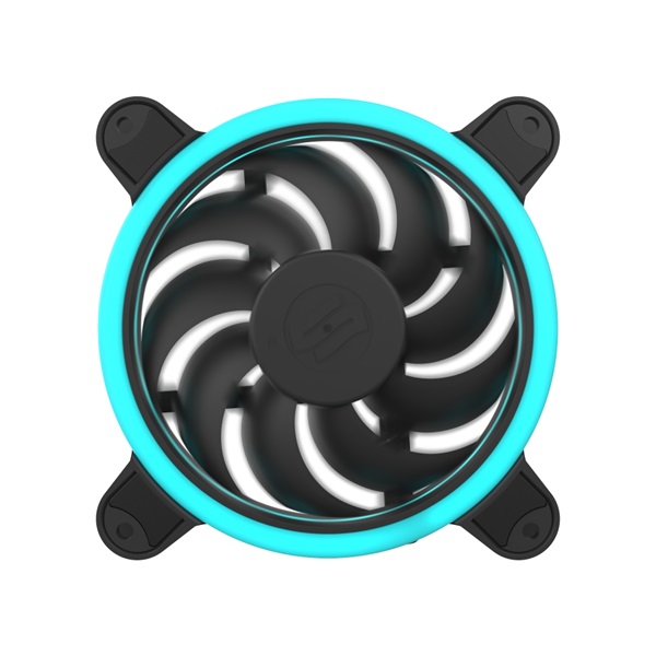 SilentiumPC 120mm Sigma HP 120 Corona RGB 3-pack ház hűtőventilátor