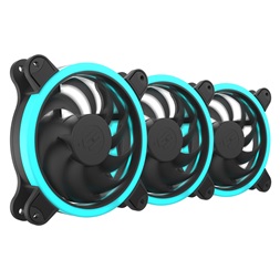 SilentiumPC 120mm Sigma HP 120 Corona RGB 3-pack ház hűtőventilátor