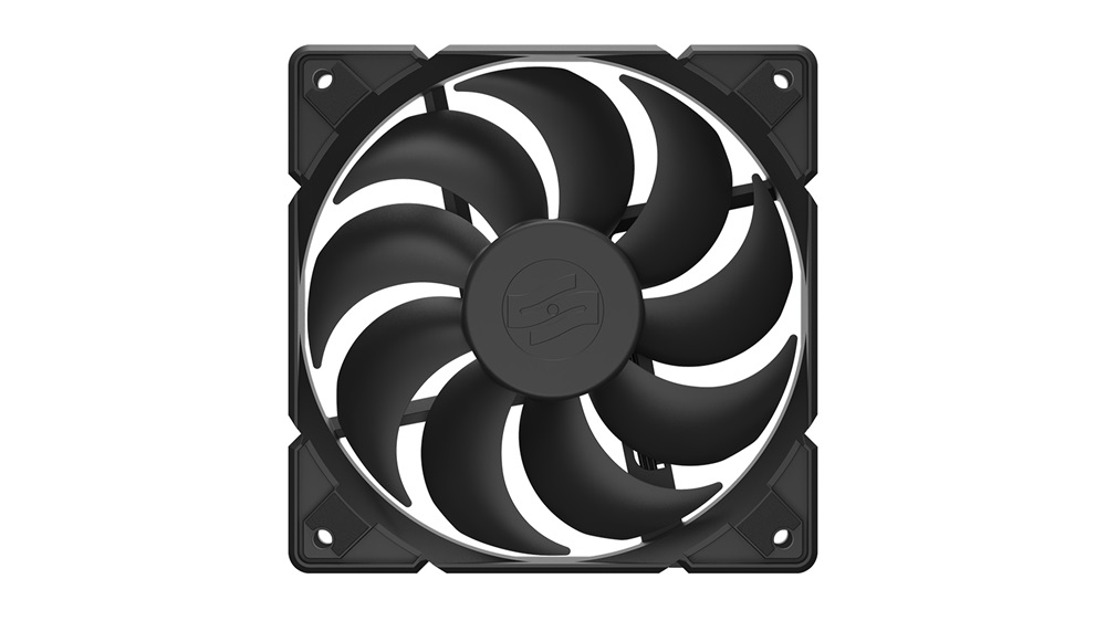 SilentiumPC 120mm Sigma HP 120 fekete ház hűtőventilátor