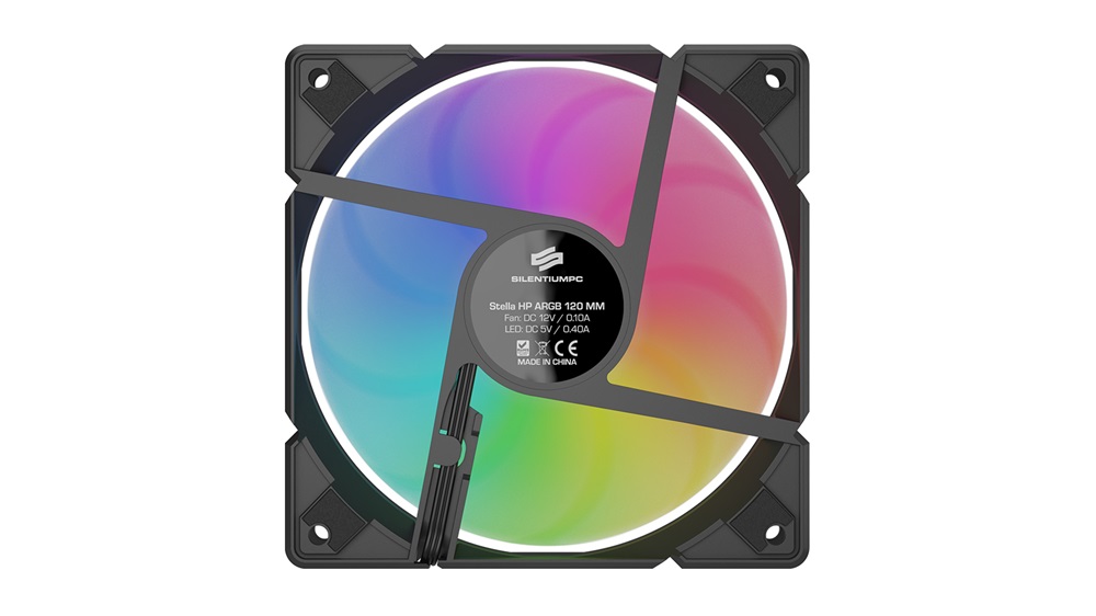 SilentiumPC 120mm Stella HP ARGB 120 Kit ház hűtőventilátor