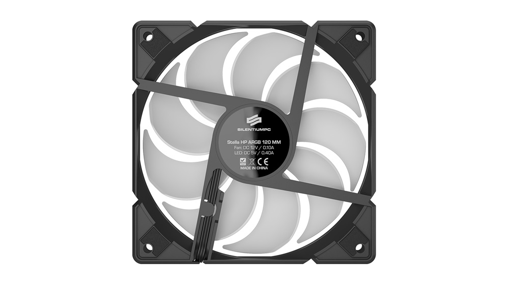 SilentiumPC 120mm Stella HP ARGB 120 Kit ház hűtőventilátor