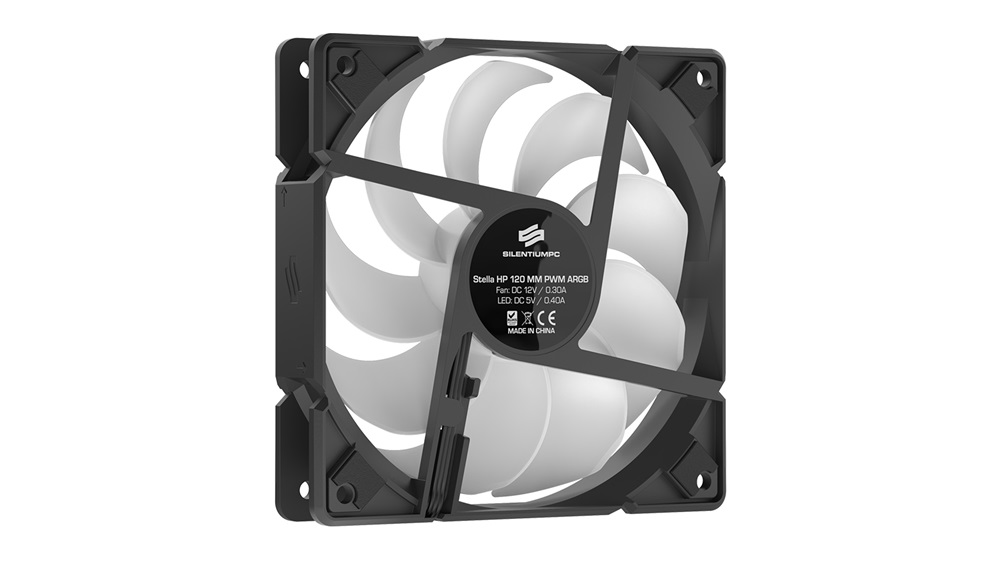 SilentiumPC 120mm Stella HP ARGB 120 PWM Kit ház hűtőventilátor