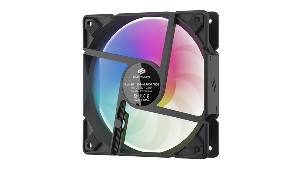 SilentiumPC 120mm Stella HP ARGB 120 PWM Kit ház hűtőventilátor