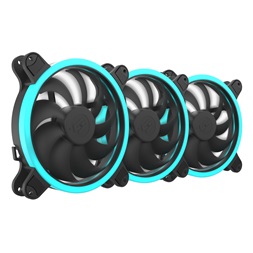 SilentiumPC 140mm Corona HP RGB 3-pack ház hűtőventilátor