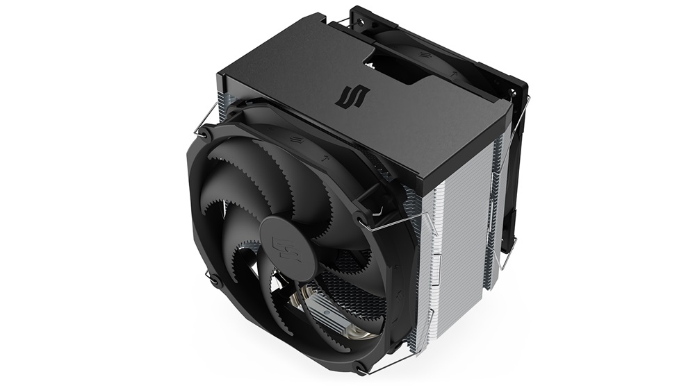 SilentiumPC Fortis 5 Dual Fan 140mm és 120mm Fekete processzor hűtő