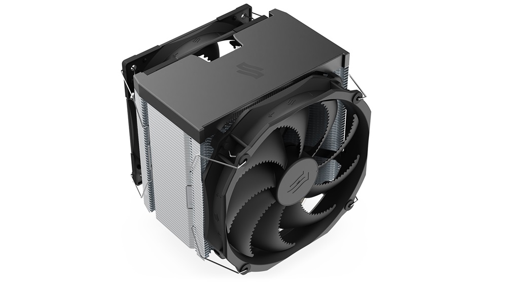 SilentiumPC Fortis 5 Dual Fan 140mm és 120mm Fekete processzor hűtő