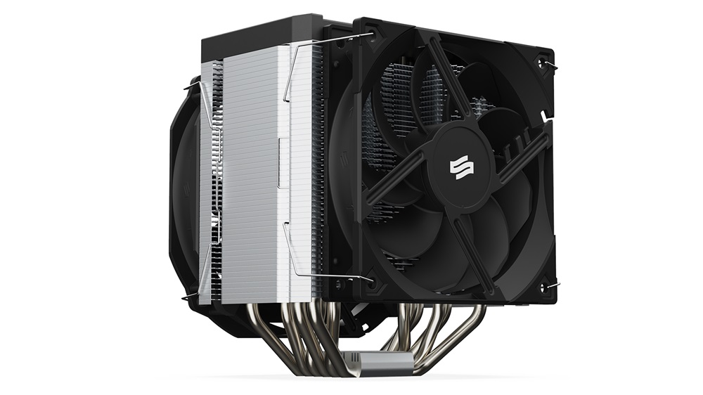 SilentiumPC Fortis 5 Dual Fan 140mm és 120mm Fekete processzor hűtő