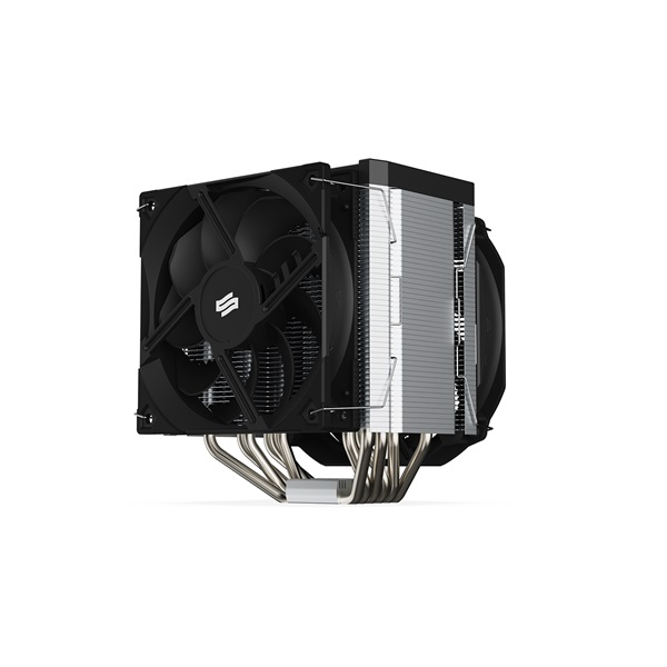 SilentiumPC Fortis 5 Dual Fan 140mm és 120mm Fekete processzor hűtő