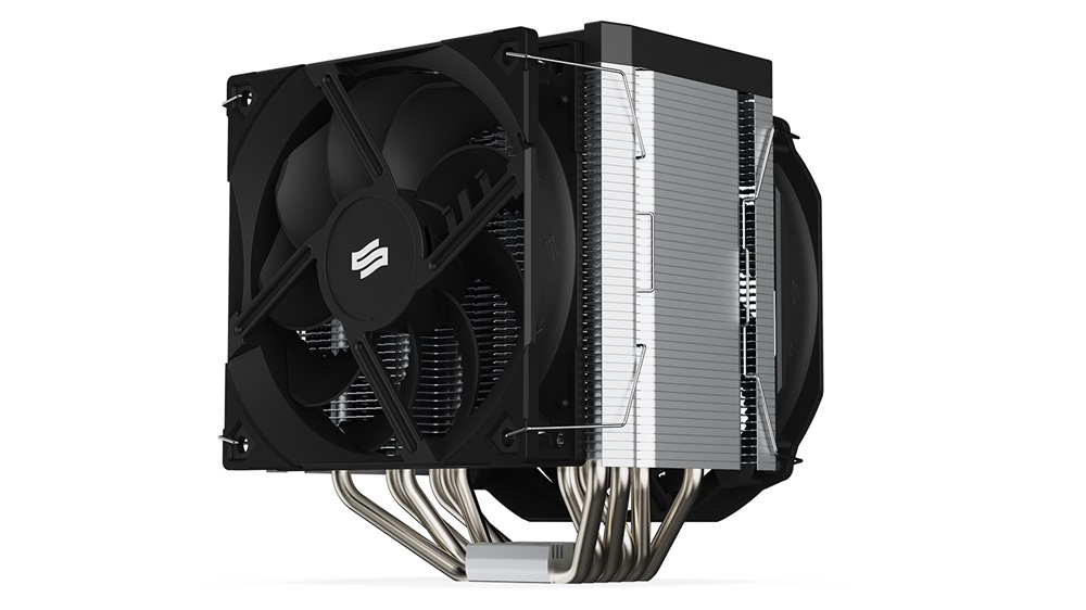 SilentiumPC Fortis 5 Dual Fan 140mm és 120mm Fekete processzor hűtő