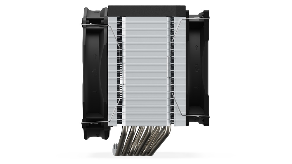 SilentiumPC Fortis 5 Dual Fan 140mm és 120mm Fekete processzor hűtő