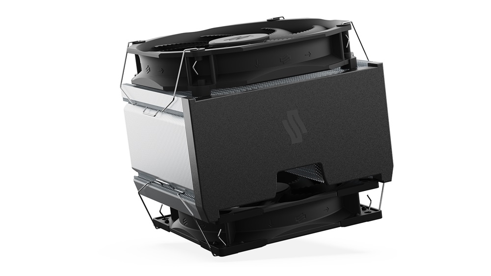 SilentiumPC Fortis 5 Dual Fan 140mm és 120mm Fekete processzor hűtő