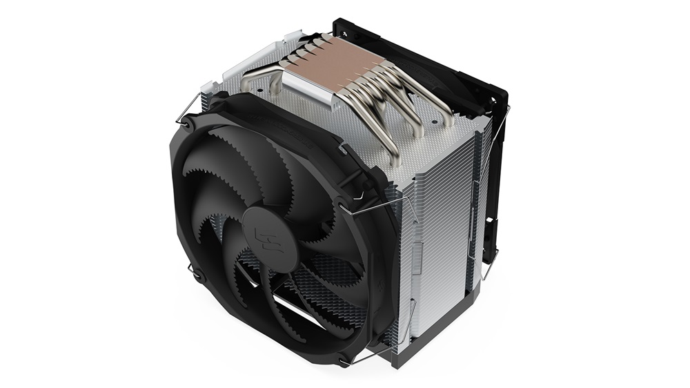 SilentiumPC Fortis 5 Dual Fan 140mm és 120mm Fekete processzor hűtő