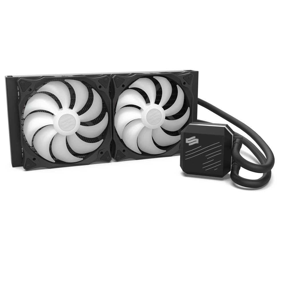 SilentiumPC Navis RGB 280 140mm Fekete vízhűtéses processzor hűtő
