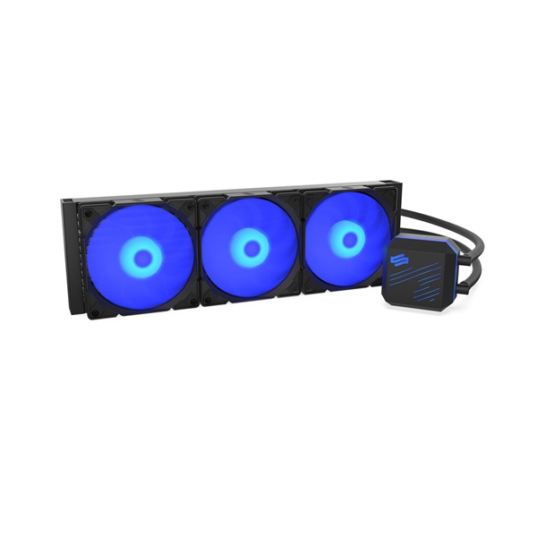 SilentiumPC Navis RGB 360 120mm Fekete vízhűtéses processzor hűtő