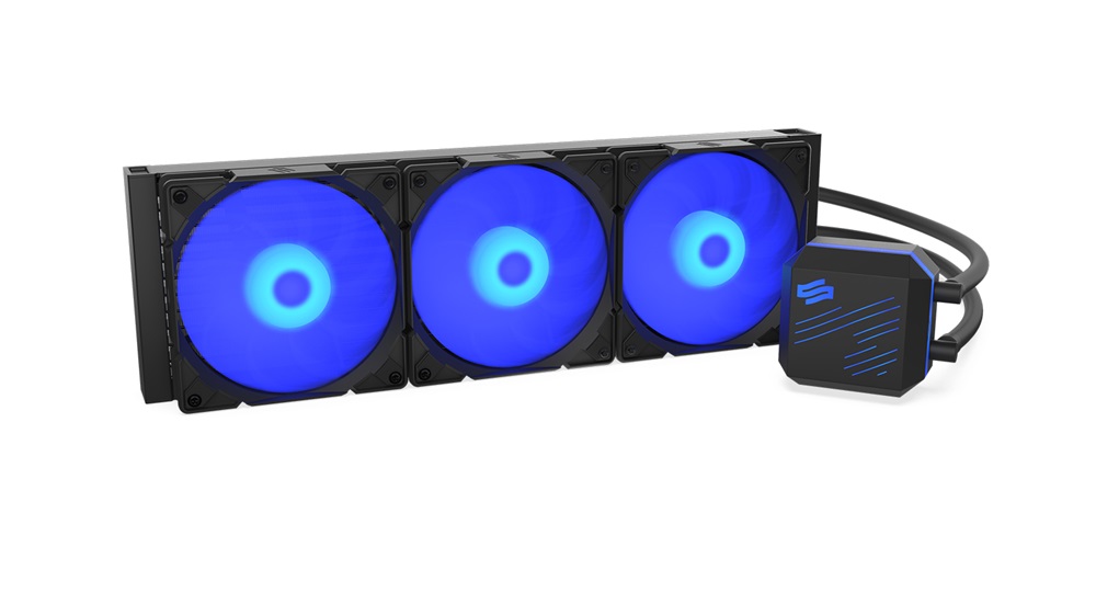 SilentiumPC Navis RGB 360 120mm Fekete vízhűtéses processzor hűtő