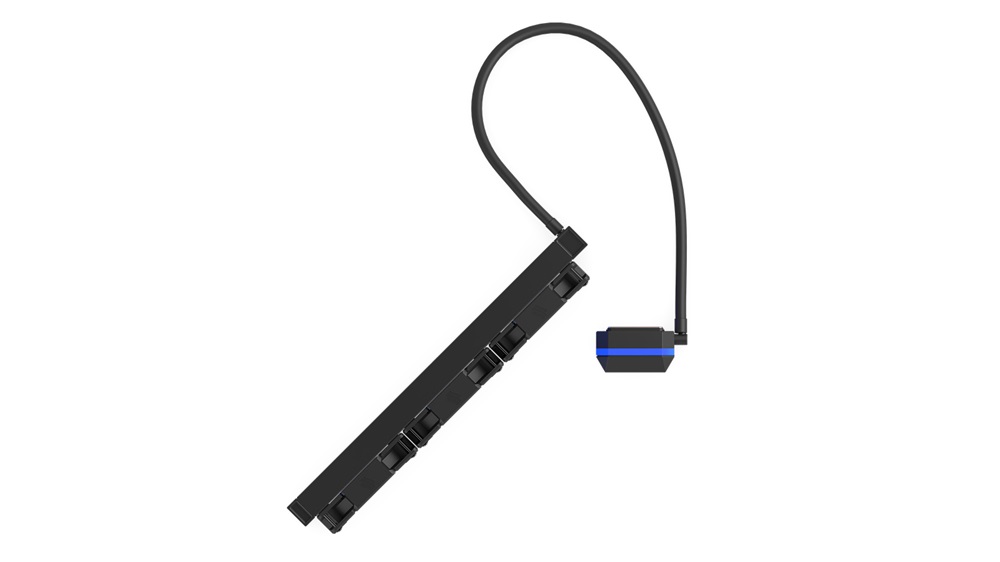 SilentiumPC Navis RGB 360 120mm Fekete vízhűtéses processzor hűtő