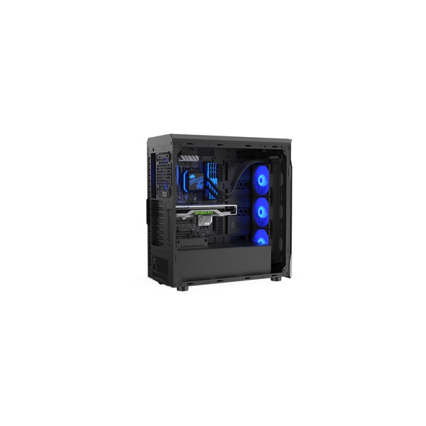 SilentiumPC Navis RGB 360 120mm Fekete vízhűtéses processzor hűtő