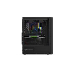 SilentiumPC Ventum VT2 EVO TG ARGB Fekete (Táp nélküli) ablakos ATX ház