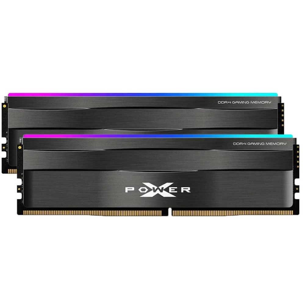 Silicon Power 16GB/3200MHz DDR-4 XPOWER Zenith RGB (Kit! 2db 8GB) (SP016GXLZU320BDD) memória