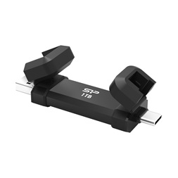 Silicon Power 1TB USB 3.2 Gen2/Type-A/Type-C fekete Marvel Xtreme DS72 Flash Drive