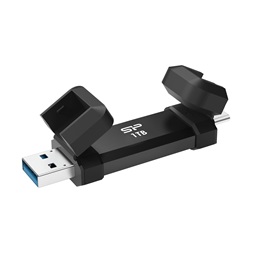 Silicon Power 1TB USB 3.2 Gen2/Type-A/Type-C fekete Marvel Xtreme DS72 Flash Drive