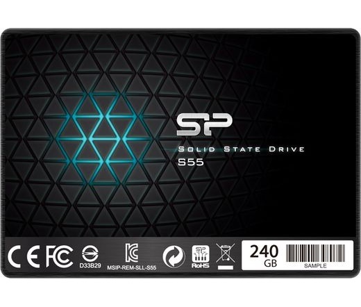 Silicon Power 240GB SATA3 2,5" Slim S55 (SP240GBSS3S55S25) SSD