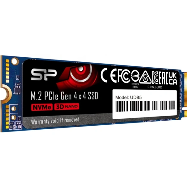 Silicon Power 2TB M.2 2280 PCIe Gen 4x4 NVMe UD85 (SP02KGBP44UD8505) kék SSD