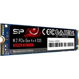 Silicon Power 2TB M.2 2280 PCIe Gen 4x4 NVMe UD85 (SP02KGBP44UD8505) kék SSD