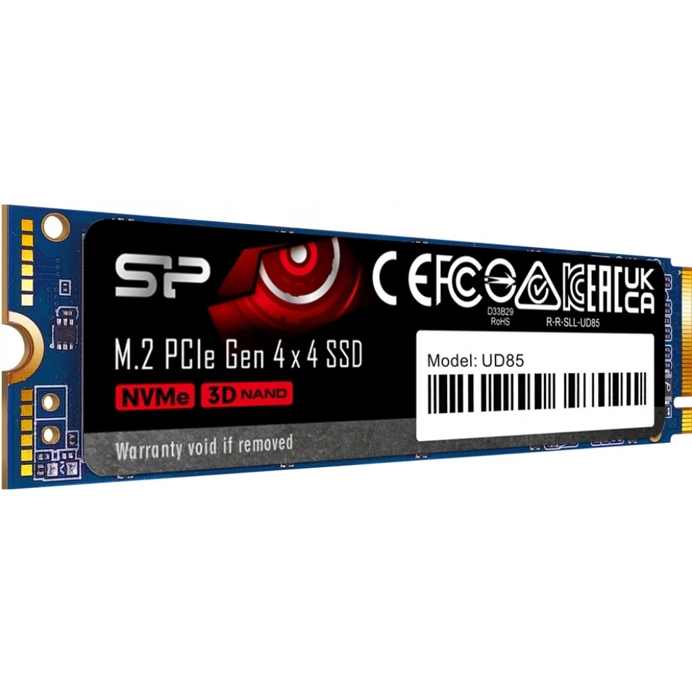 Silicon Power 2TB M.2 2280 PCIe Gen 4x4 NVMe UD85 (SP02KGBP44UD8505) kék SSD