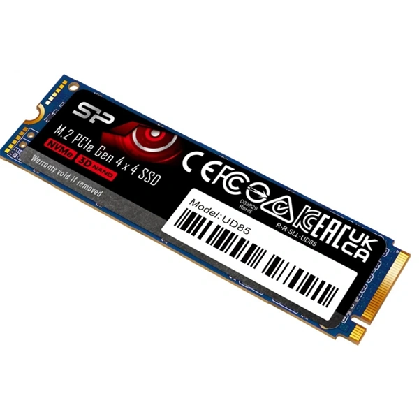 Silicon Power 2TB M.2 2280 PCIe Gen 4x4 NVMe UD85 (SP02KGBP44UD8505) kék SSD