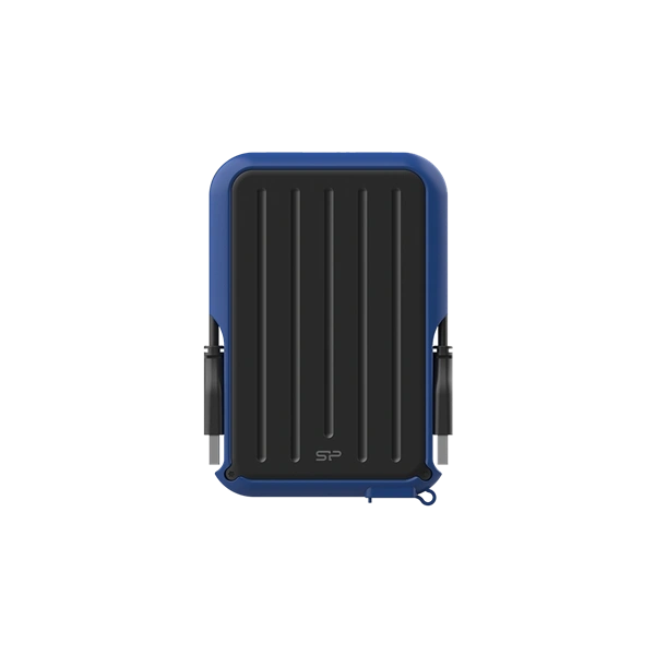 Silicon Power 4TB USB 3.2 Gen1 2,5" Armor A66 (SP040TBPHD66LS3B) fekete-kék külső winchester