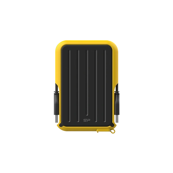 Silicon Power 5TB USB 3.2 Gen1 2,5" Armor A66 (SP050TBPHD66LS3Y) fekete-sárga külső winchester