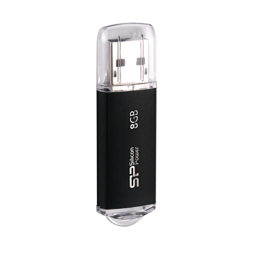 Silicon Power 8GB USB 2.0 fekete Ultima II-I Flash Drive