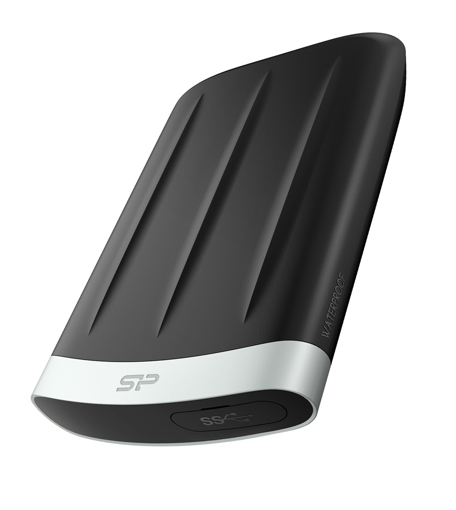 Silicon Power 2TB USB 3.2 Gen1 2,5" Armor A65B (SP020TBPHD65BS3G) fekete külső winchester