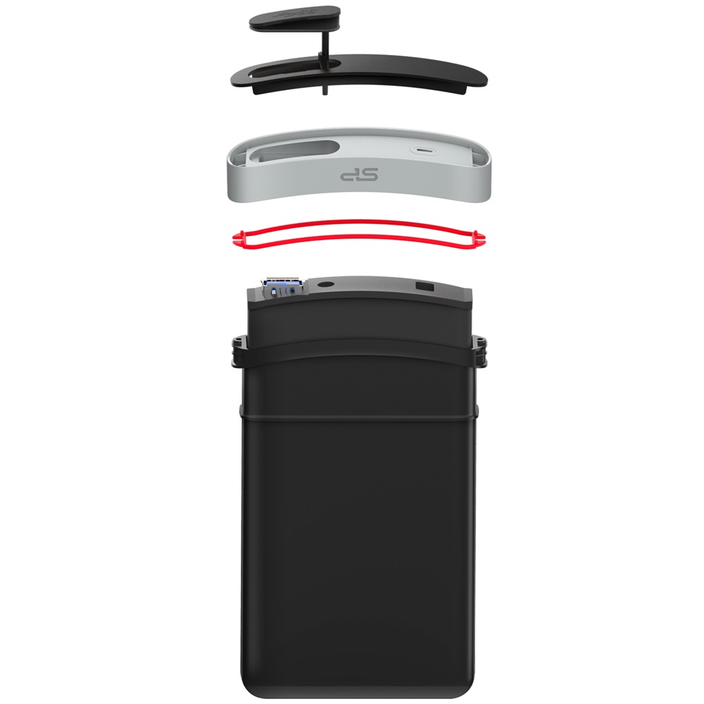 Silicon Power 2TB USB 3.2 Gen1 2,5" Armor A65B (SP020TBPHD65BS3G) fekete külső winchester