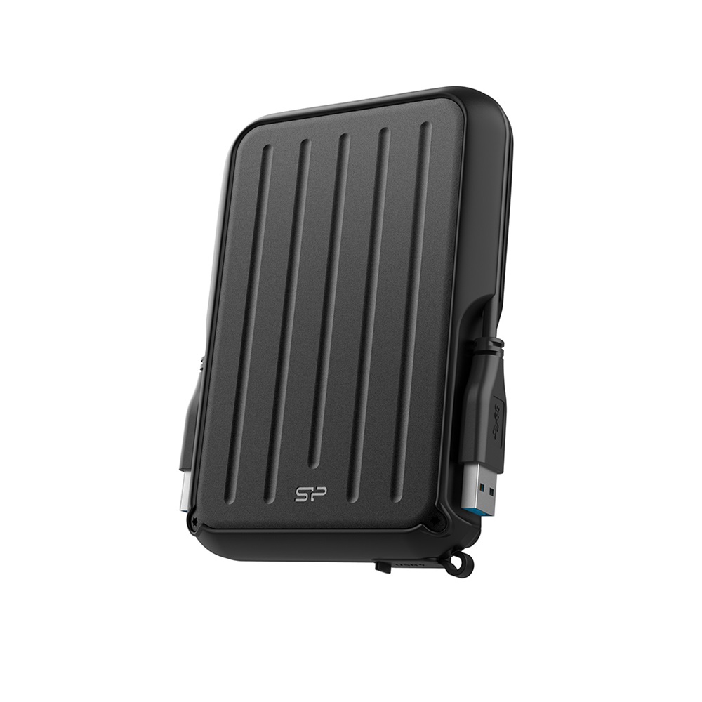 Silicon Power 5TB USB 3.2 Gen1 2,5" Armor A66 (SP050TBPHD66LS3K) fekete külső winchester