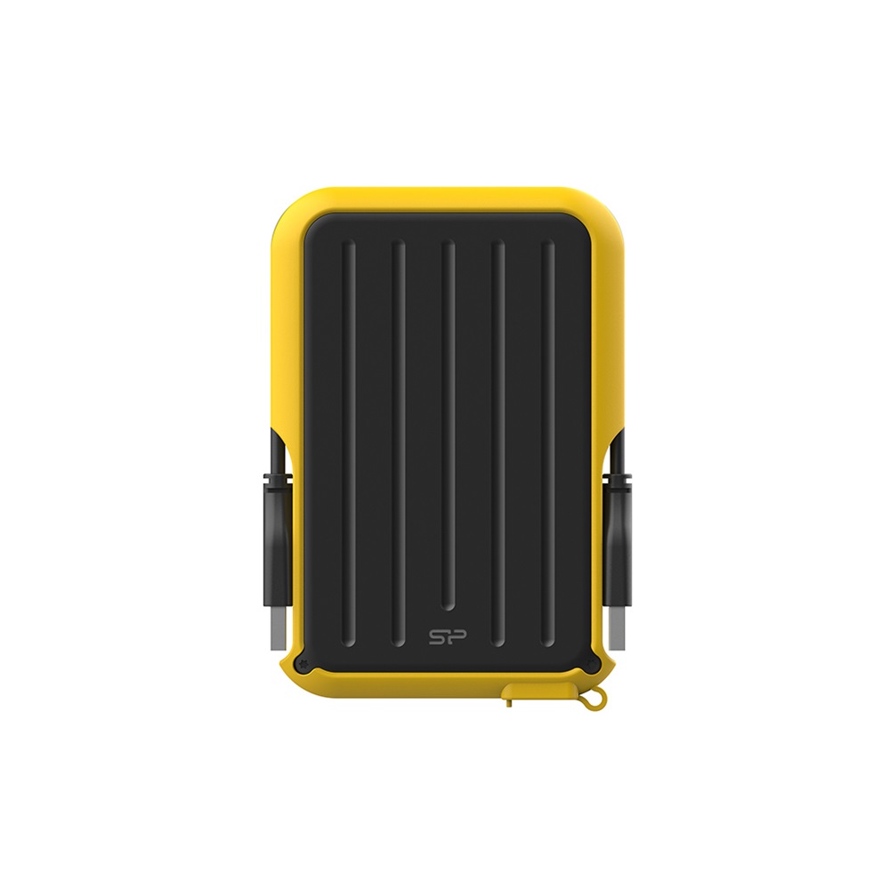 Silicon Power 2TB USB 3.2 Gen1 2,5" Armor A66 (SP020TBPHD66SS3Y) fekete-sárga külső winchester
