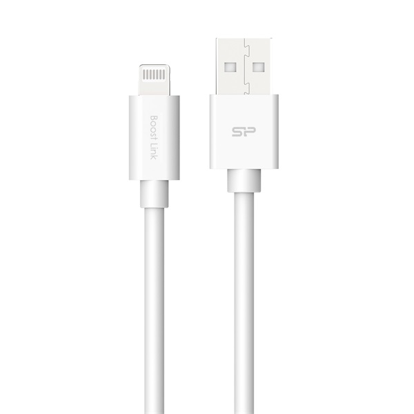 Silicon Power SP1M0ASYLK15AL1W 1m 2,4A USB A/Lightning fehér adat- és töltőkábel
