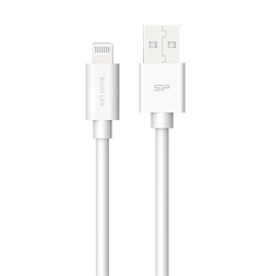 Silicon Power SP1M0ASYLK15AL1W 1m 2,4A USB A/Lightning fehér adat- és töltőkábel