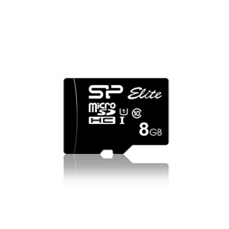 Silicon Power 8GB SD micro Elite (SDHC Class 10 UHS-I U1) memóriakártya adapterrel