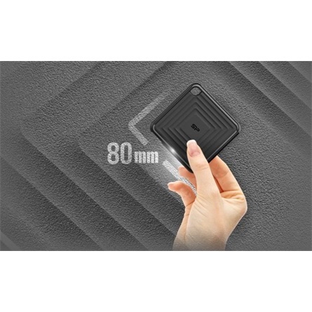 Silicon Power 2TB USB3.2 Gen2 C PC60 (SP020TBPSDPC60CK) fekete külső SSD