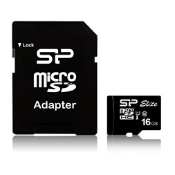 Silicon Power 16GB SD micro Elite 1 (SDHC Class 10 UHS-I U1) memóriakártya
