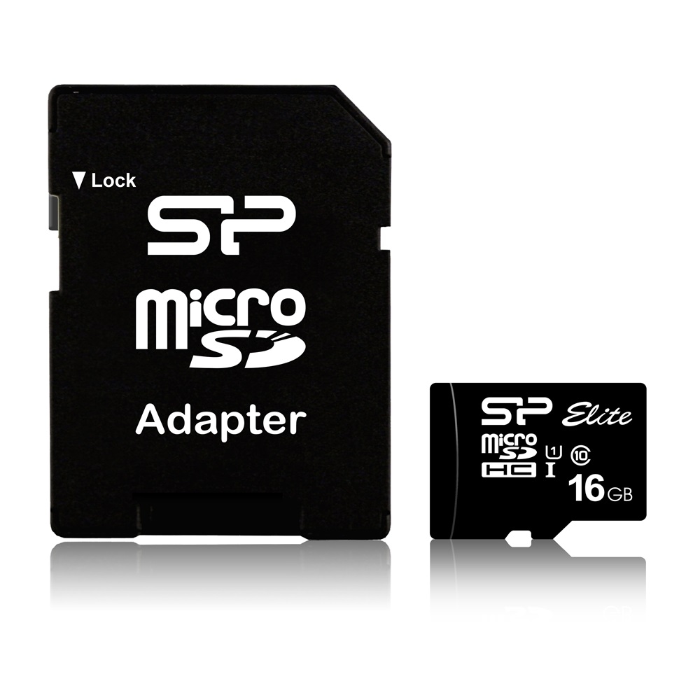 Silicon Power 16GB SD micro Elite 1 (SDHC Class 10 UHS-I U1) memóriakártya