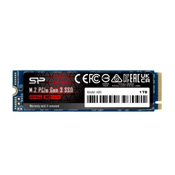 Silicon Power 1TB M.2 2280 PCIe Gen 3x4 NVMe A80 (SP001TBP34A80M28) SSD
