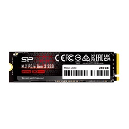 Silicon Power 250GB M.2 2280 PCIe Gen 3x4 NVMe UD80 (SP250GBP34UD8005) SSD