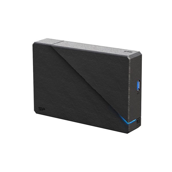 Silicon Power 8TB USB 3.2 Gen1 3,5" Stream S07 (SP080TBEHDS07C3K) fekete külső winchester